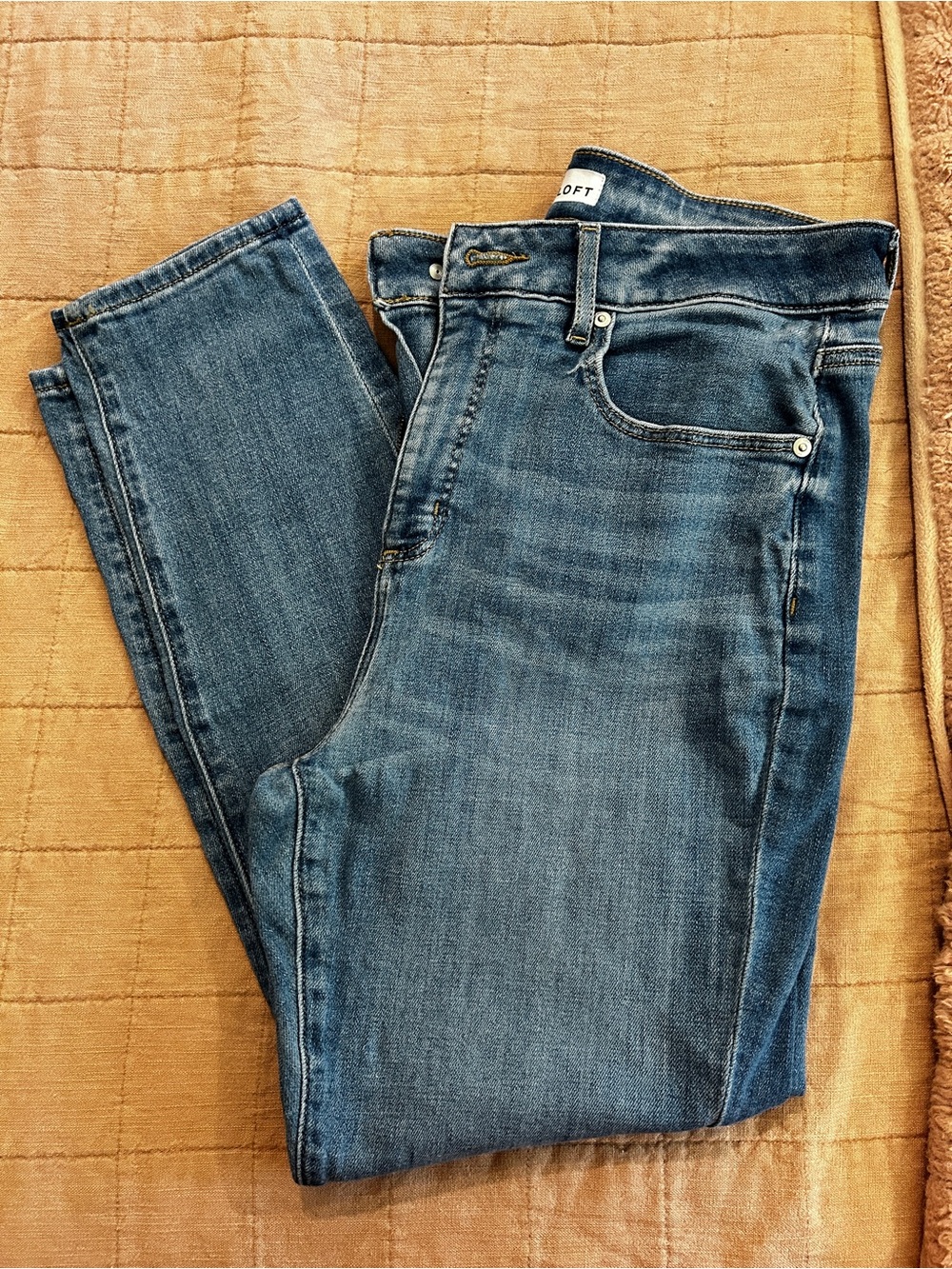 LOFT Women's Light Blue Skinny Jeans
